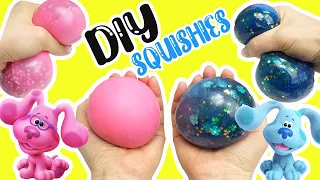 Blues Clues DIY Squishies with Squishy Maker + Magenta and Josh! Crafts for Kids