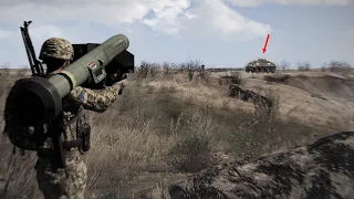 American "Javelin" shows how to fly a Russian tank | ARMA 3: Milsim