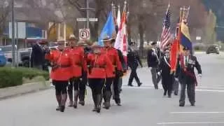 2014 Remembrance Day Parade to the Cenotaph