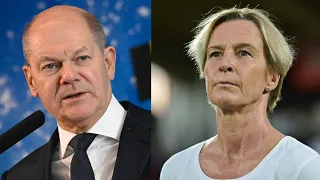 "Schöne Wertschätzung": Kanzler Scholz besucht Spiel der DFB-Frauen | SID