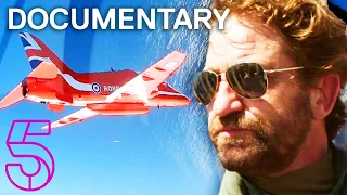 Gerard Butler Flies With The RAF Red Arrows | Red Arrows: Take America Documentary | Channel 5