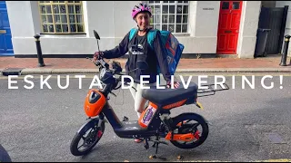 Uber Eats & Deliveroo on an E-BIKE!