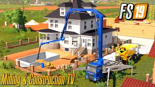 New Construction Site The Pool Mining And Construction Map Economy Map Farming Simulator 19