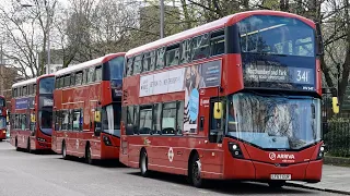 London Bus Route 341 - Northumberland Park to Waterloo - Subtitles