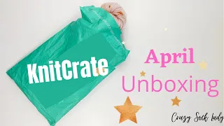 KnitCrate Unboxing / April / Crazy Sock Lady