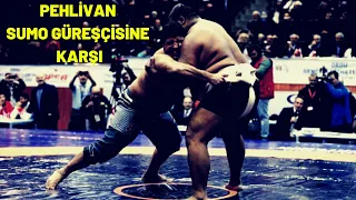 Başpehlivan Recep Kara, Dev Sumo Güreşçisine Karşı ! Turkish Wrestler vs Sumo Wrestler !