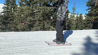 Skiboarding RVL8s at Loveland basin