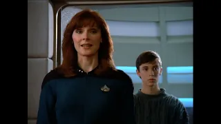 Wesley Crusher First Time On the Bridge