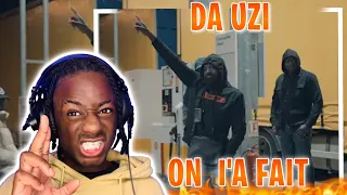 DA Uzi - On l'a fait (Clip Officiel)| FRENCH RAP 🇫🇷 | REACTION