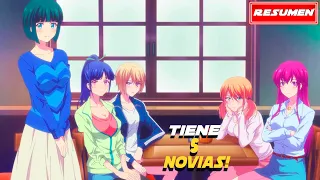 ☀️ EL PROTA QUE HEREDA UNA CASA DONDE VIVEN 5 CHICAS🔥| Megami no Café Terrace (1-2) RESUMEN