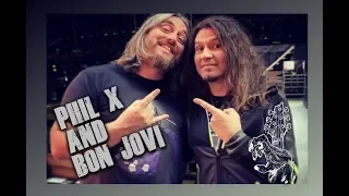 Backstage at Bon Jovi tour 2019 Phil X rig rundown......ish