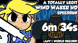 A TOTALLY LEGIT Wind Waker Speedrun Cartoon (WORLD RECORD)