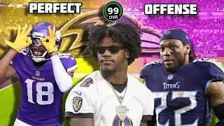 What if Lamar Jackson had a Perfect 99 overall Offense?