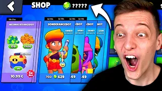 *WELTREKORD* WIR KAUFEN DEN GRÖSSTEN SHOP LEER! 🤑 EXTREM TEUER..😭 | Brawl Stars deutsch