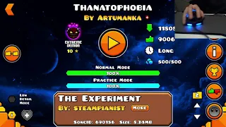 [Geometry Dash] Thanatophobia by Artumanka & more 100% (Extreme Demon)