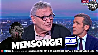 🔴➡️Rony Brauman, fils d'un sioniste, met le plateau d'LCI en PLS sur Israël 🇮🇱