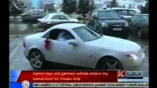 Gəlinin bəyi atıb getməsi toy ssenarisinin bir hissəsi olub