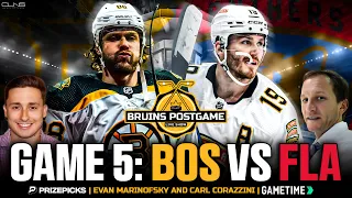 LIVE: Bruins vs Panthers Game 5 Postgame Show