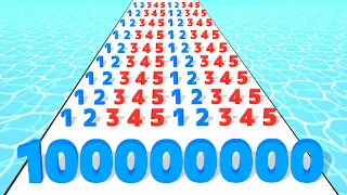 Merge Numbers - Run Master Game (Infinity Number) New Number Run 3D Count Master Level Up Gameplay