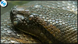 Анаконда в деле. Анаконда Против Крокодила и других животных. Великая и ужасная змея.