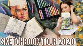 Skethbook TOUR of the Art creation "square" I painted it in 1 month