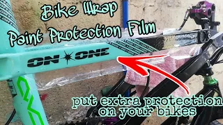 Paint Protection Film On A Bicycle / Basic Ideas On How To Use A Film Protector Film / Bike Skin
