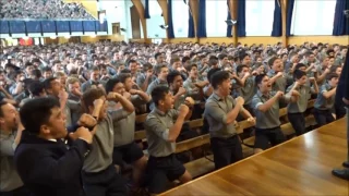 Farewell Haka for Mr Stuart Leighton