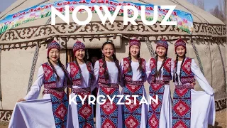 How is Nowruz celebrated in Kyrgyzstan?