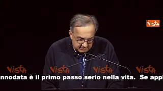 Le parole di Sergio Marchionne alla sua ultima conferenza