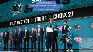 Filip Bystedt - #21 - San Jose Sharks Hockey Prospect Evaluation 2022