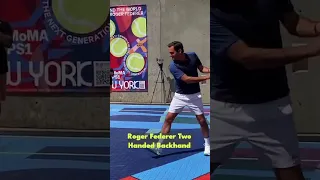 Now in retirement, Roger Federer is adding new things to his game...(via @kielcariah)