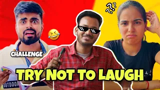 Try Not To Laugh Challenge With Dushyant & Priyal Kukreja 🤣 | Funny Shorts | #shorts #itsmeinder