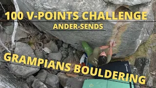 100 V-Points in a Day (Grampians Bouldering)