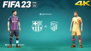 FIFA 23 - Barcelona vs. Atletico Madrid - La Liga 2023 Full Match | PS5™ Gameplay [4K 60FPS]