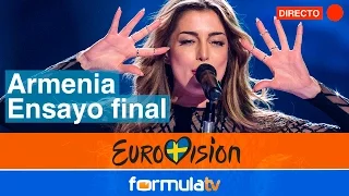 Iveta Mukuchyan (Armenia) canta "LoveWave" en el Dress Rehearsal de la final de Eurovisión 2016