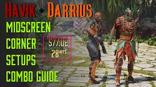 Mortal Kombat 1 Havik Darrius Combo + Setups Guide (57% Damage)