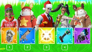 Gioco la *NUOVA* Random Skin GRATIS di NATALE Challenge e VINCO! Capitolo 4 Fortnite ITA!