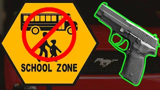 New Carry In Your Car Law!  Beware of Federal School Zone Law