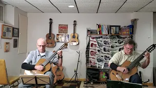 George Pleat and Frank Smith Guitar Duo performs "Ai, Dunaii Moy" arranged by Thomas Coffey