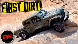 We Take The New 2024 Jeep Gladiator Mojave Up WIPEOUT HILL at The Easter Jeep Safari!