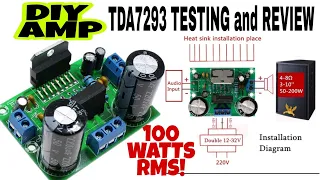 TDA7293 100WATTS AMPLIFIER @59tv8