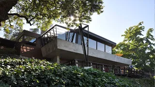 The Jacobsen and  Polin Houses by John Lautner. Complete overview and walkthrough