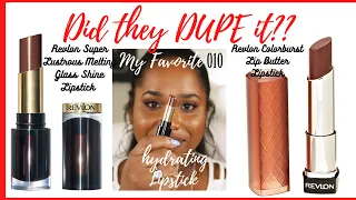 My favorite hydrating lipsticks for WOC / Revlon Super Lustrous Shine VS Revlon Lip Butter Lipsticks