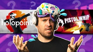 Pistol Whip vs. Holopoint - What's the BEST VR Fitness Game?