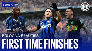 FIRST TIME FINISHES | INTER vs BOLOGNA ALL GOALS ⚽⚫🔵