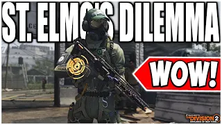 The St. Elmo's Dilemma Build is INSANE in the Division 2 Legendary Missions! (Solo or Group)