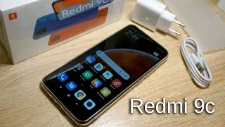 Redmi 9c   - распаковка бюджетного смартфона с NFC от Xiaomi