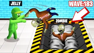 GANGBEASTS ZOMBIES vs. SHREDDER! (Funny)