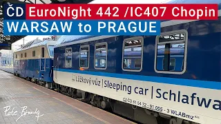 TRIP REPORT | EuroNight Warsaw to Prague | IC Chopin / EN Slovakia | ČD sleeping car