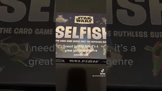 Selfish: Star Wars. Let the chaos flow